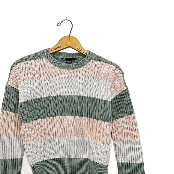 Armani Exchange | Pastel Stripe Knit - Picture 4 of 4